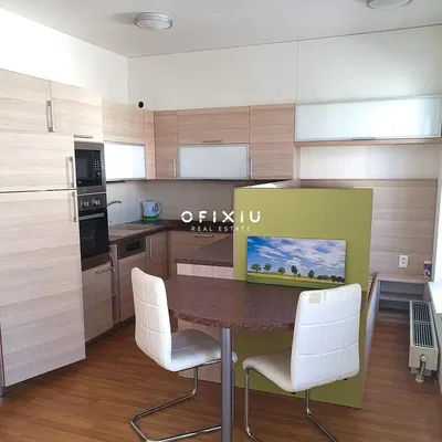 Kuchyňa; kuchynské spotrebiče, moderný štýl, po rekonštrukcii, prirodzené svetlo, drevená podlaha