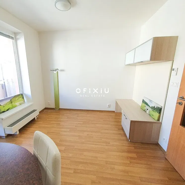 Obývačka; drevená podlaha, prirodzené svetlo