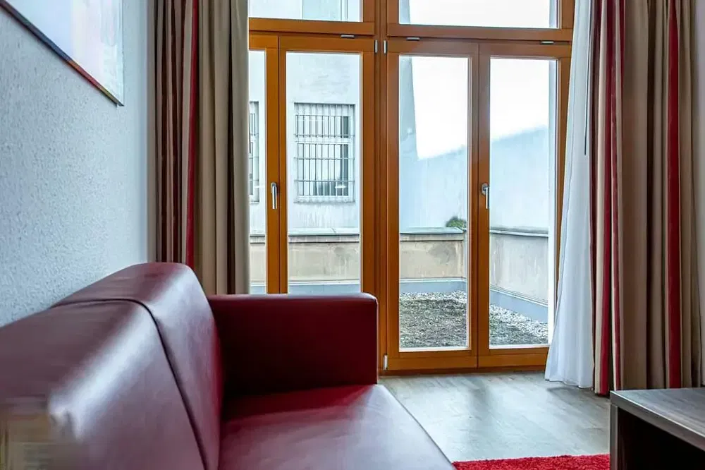 Obývačka; výhľad, prirodzené svetlo