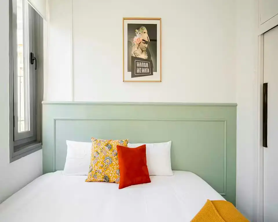 Chambre; lumière naturelle, style moderne