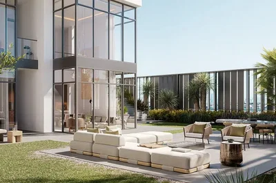 Terraza; vista, luz natural, estilo moderno