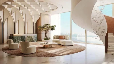Salón; vista, luz natural, estilo moderno