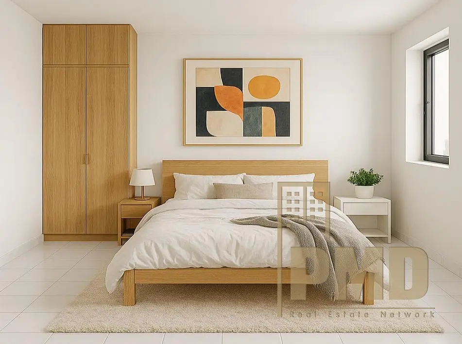 Chambre; parquet, style moderne, lumière naturelle