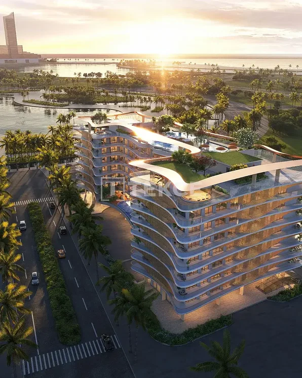 Maison et environs; vue