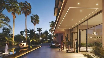 Maison et environs; vue