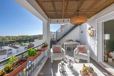 Terrasse; vue, lumière naturelle