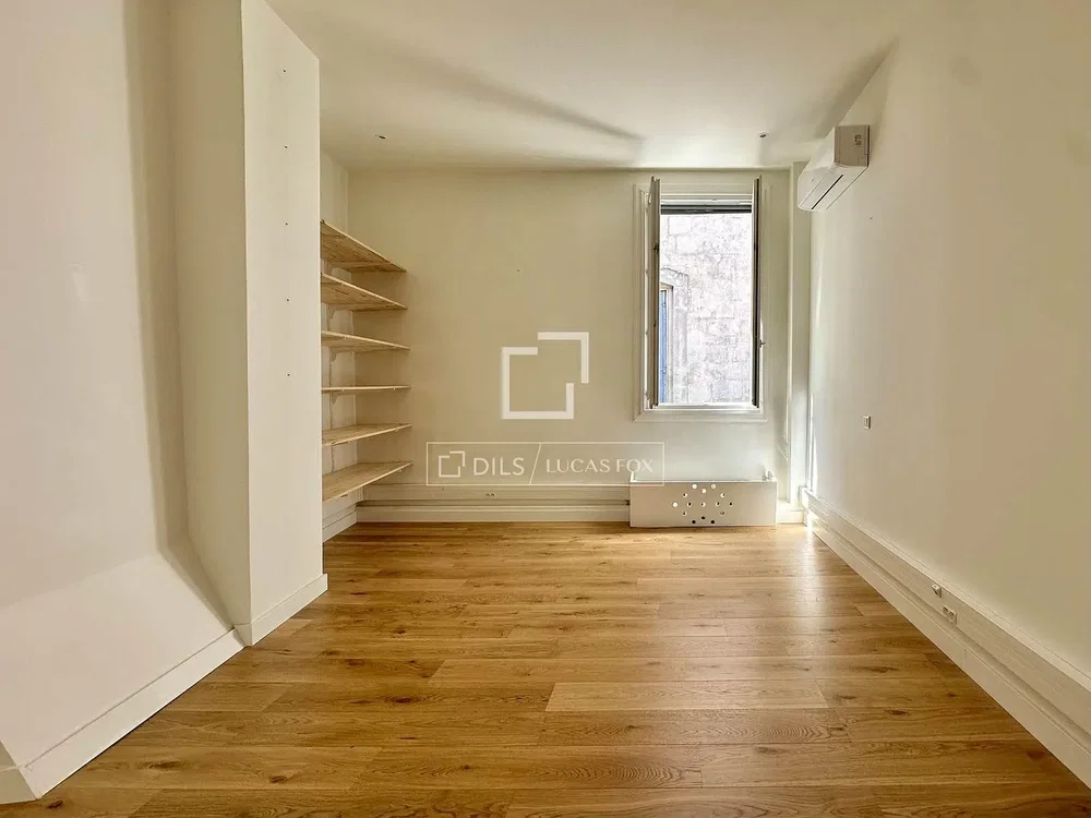 Bedroom; wood floor, natural light, renovated