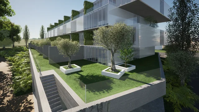 Dům a okolí; výhled, přirozené světlo