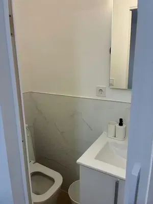 Toilette; luce naturale