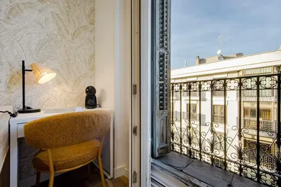 Chambre; vue, lumière naturelle