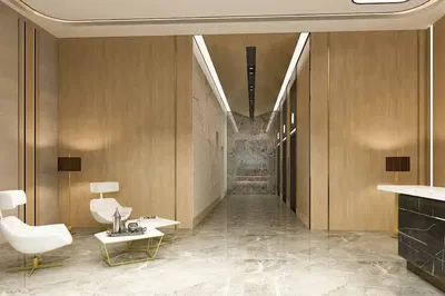 Obývací pokoj; moderní styl, dlažba, přirozené světlo