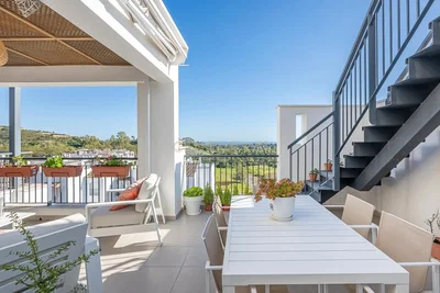 Terrasse; vue, lumière naturelle