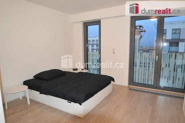 Bedroom; natural light, wood floor, view