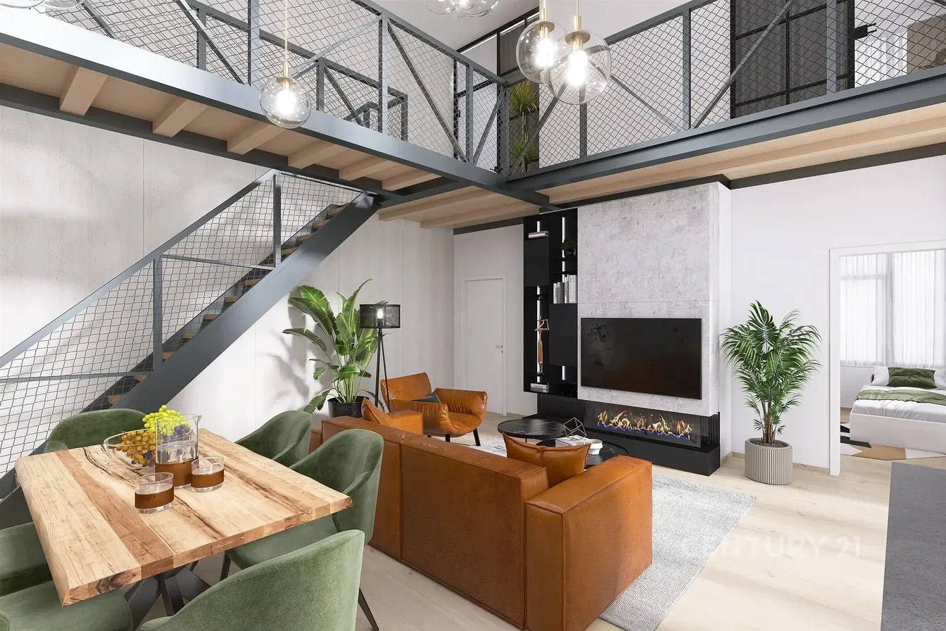 Wohnzimmer; tageslicht, moderner stil, holzboden