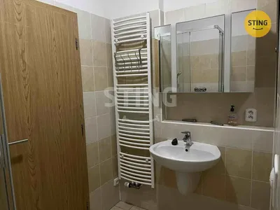 Kúpeľňa; dlažba, po rekonštrukcii, prirodzené svetlo, moderný štýl