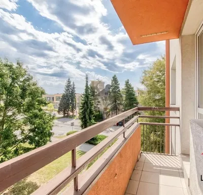 Balcon; vue, carrelage