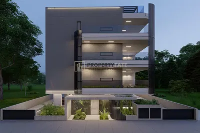 Casa y alrededores; vista