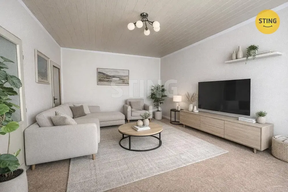 Obývačka; prirodzené svetlo, moderný štýl