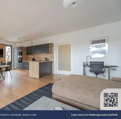 Living room; view, wood floor, natural light, modern style