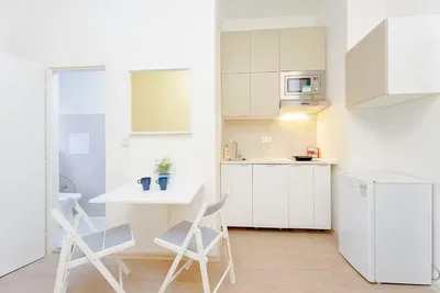 Cucina; elettrodomestici, luce naturale, stile moderno