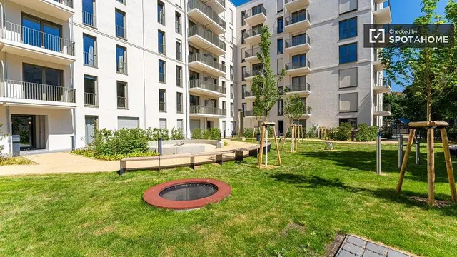House and surroundings; view, natural light