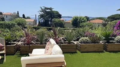 Terrasse; vue, lumière naturelle, style moderne