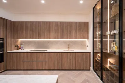 Cucina; elettrodomestici, ristrutturato, stile moderno