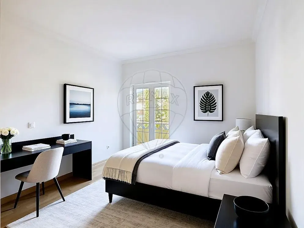 Υπνοδωμάτιο; φυσικό φως, μοντέρνο στυλ