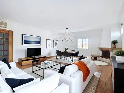 Σαλόνι; τζάκι, φυσικό φως, μοντέρνο στυλ