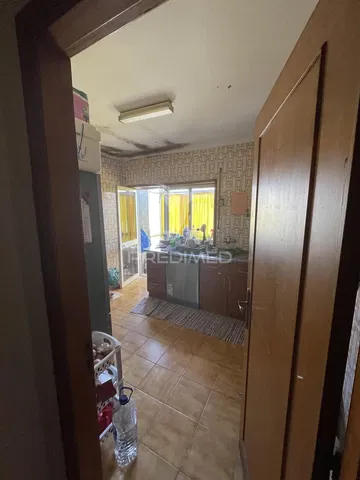 Cozinha; chão de azulejo