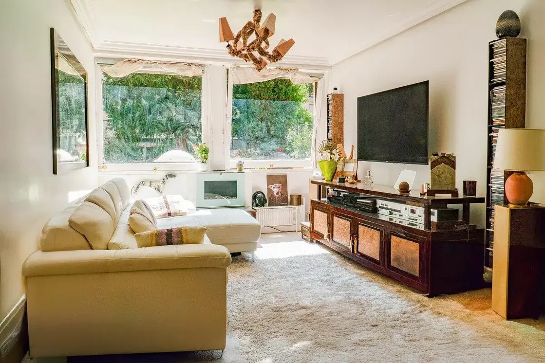 Salón; vista, luz natural, estilo moderno