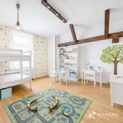 Çocuk odası; doğal ışık, modern stil