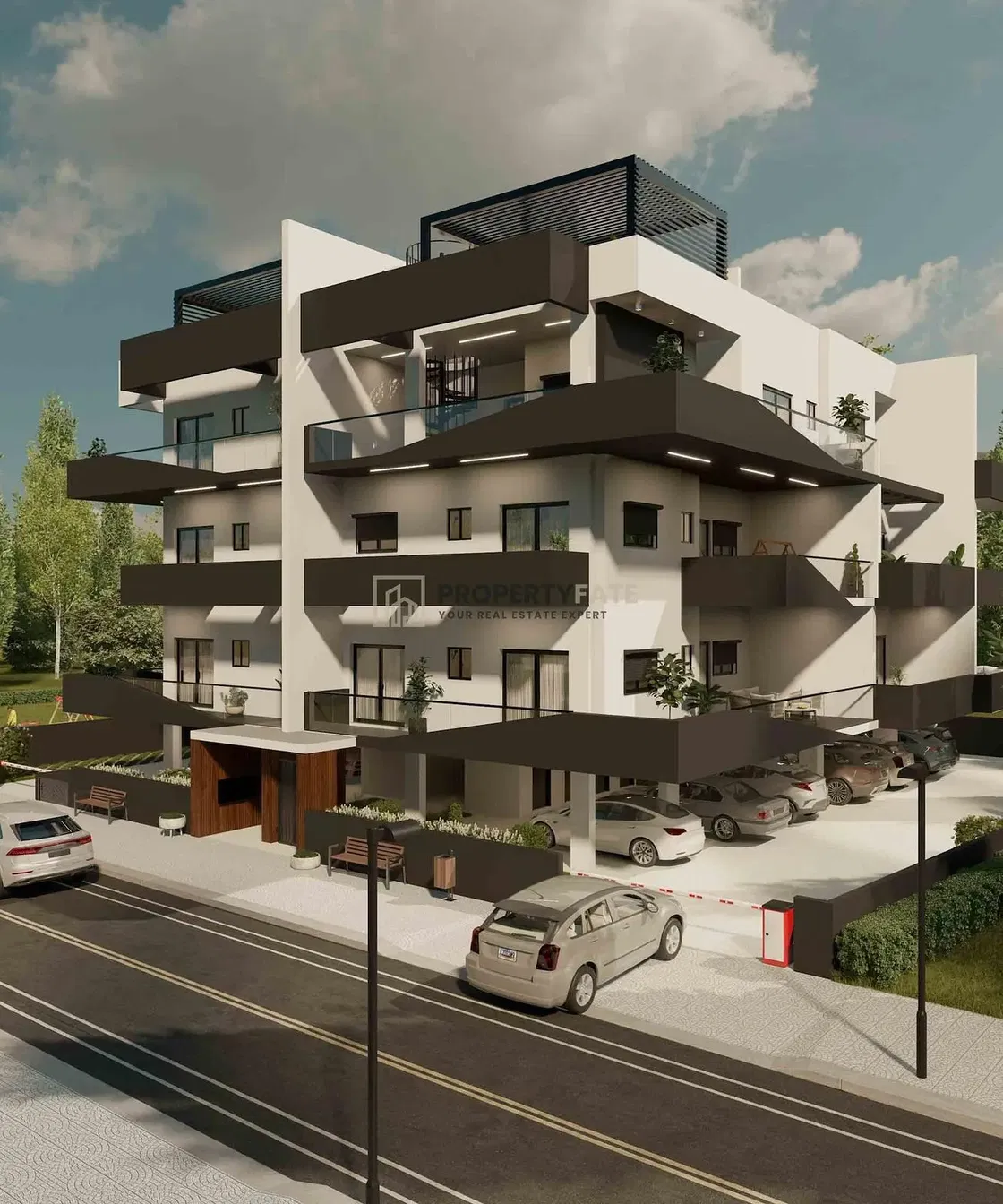 Huis en omgeving; uitzicht