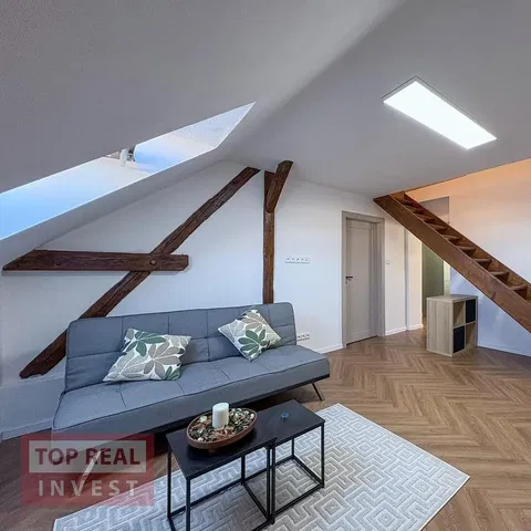 Хол; дървени греди, дървен под, естествена светлина, модерен стил