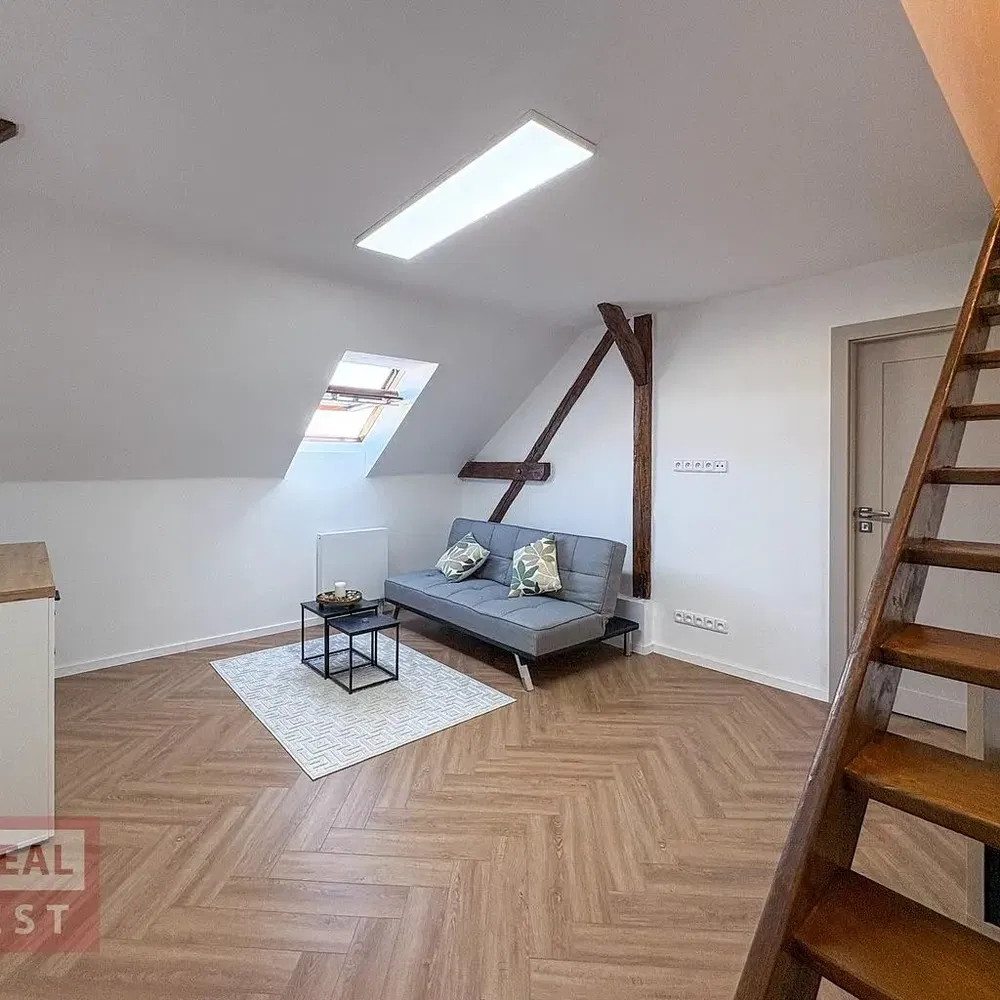 Salon; podłoga drewniana, światło dzienne