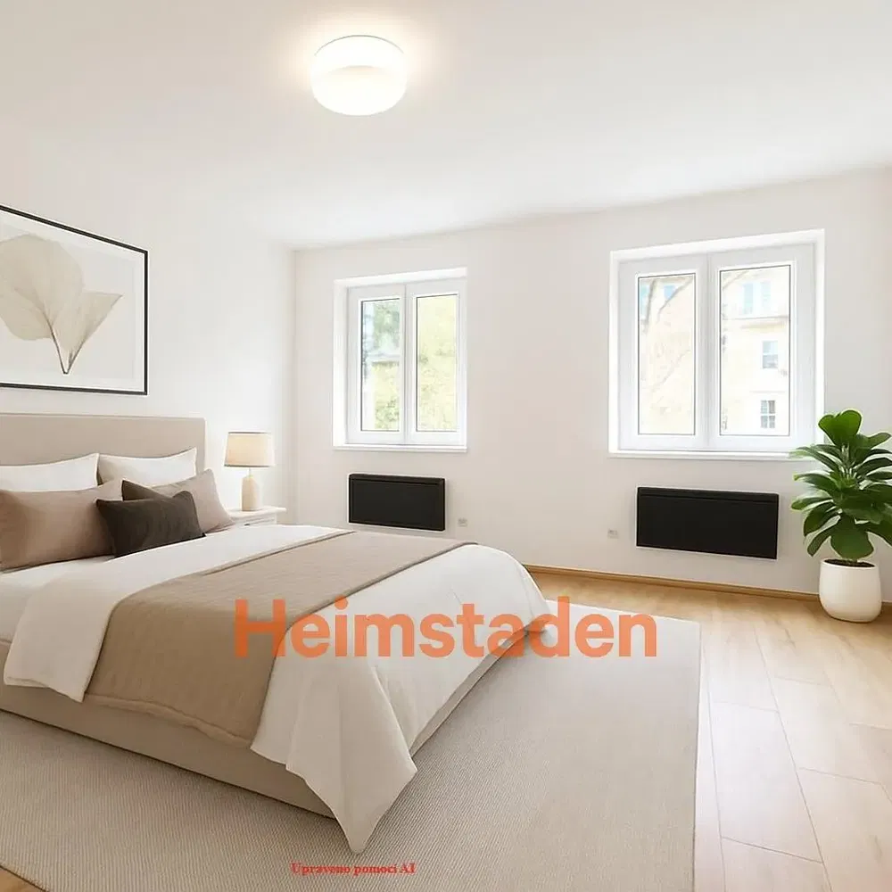 Spavaća soba; prirodna svjetlost, moderan stil