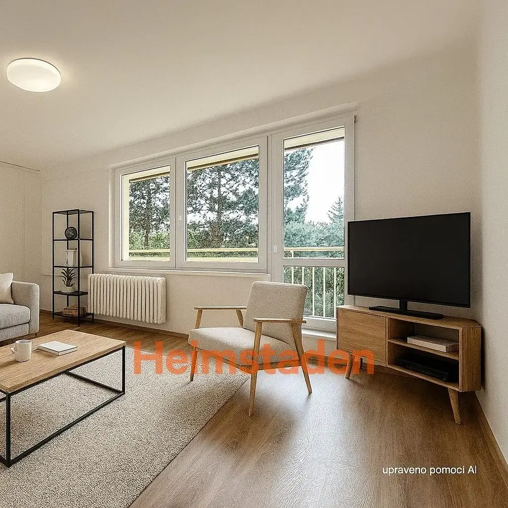 Salon; vue, lumière naturelle, style moderne