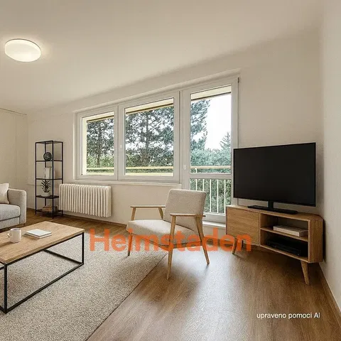 Salon; vue, lumière naturelle, style moderne