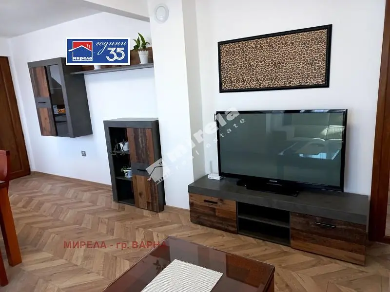 Living room; wood floor, modern style