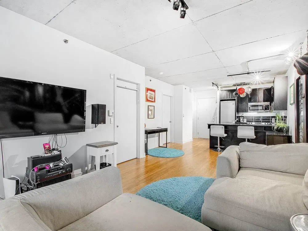 Living room; view, wood floor, natural light, modern style