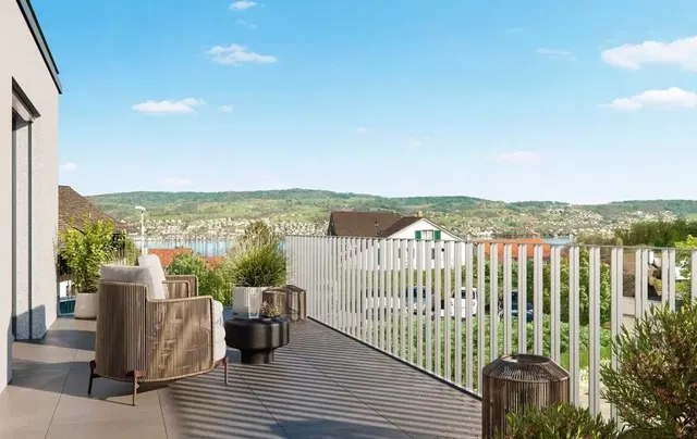 Terrazza; vista, luce naturale