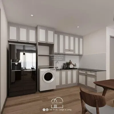 Cucina; elettrodomestici, luce naturale