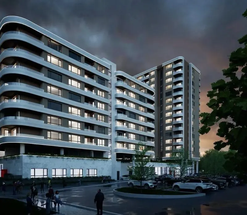 Dům a okolí; výhled