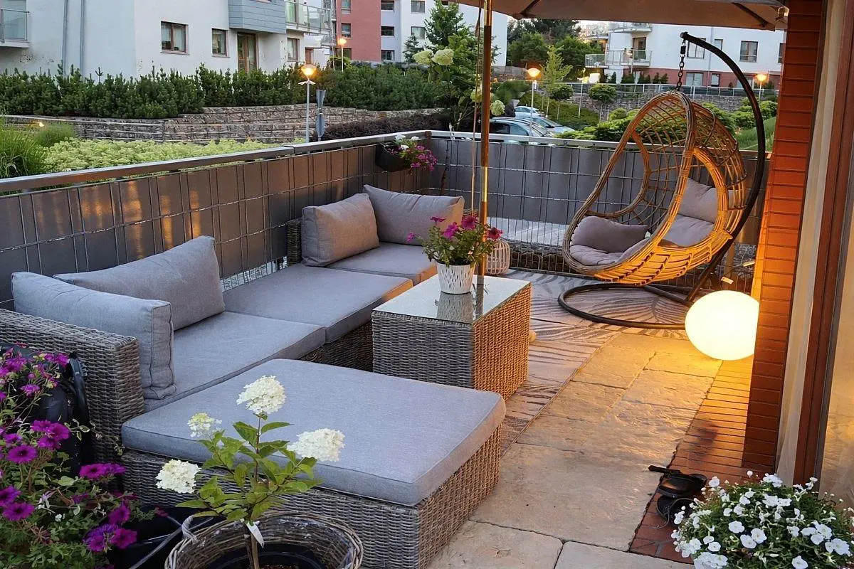 Terrasse; lumière naturelle