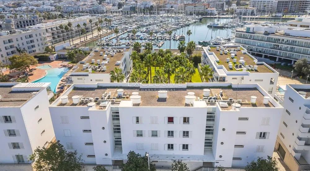 House and surroundings; view