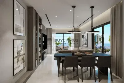 Salon; vue, style moderne, lumière naturelle