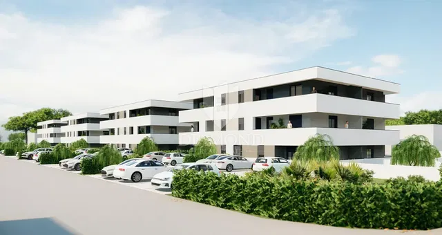 Casa y alrededores; vista