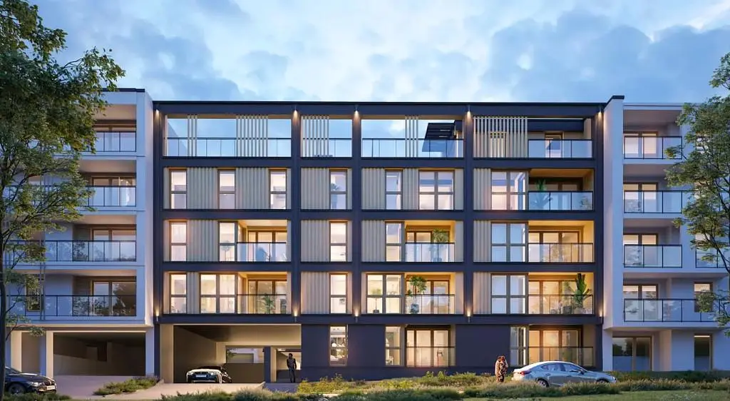 Casa y alrededores; vista