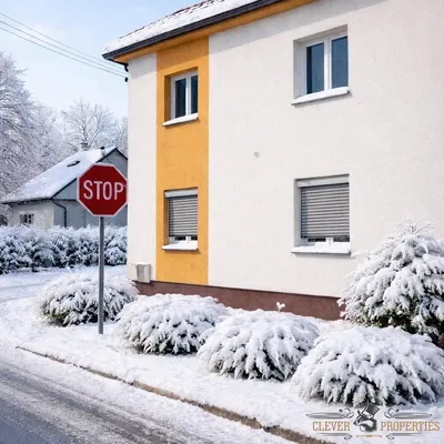 Maison et environs; vue
