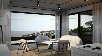 Wohnzimmer; blick, moderner stil, tageslicht